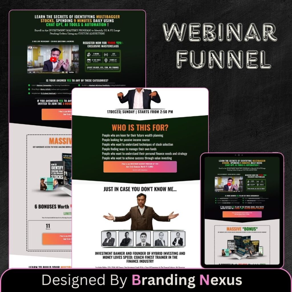 Best Funnel Designing Agency - Branding Nexus