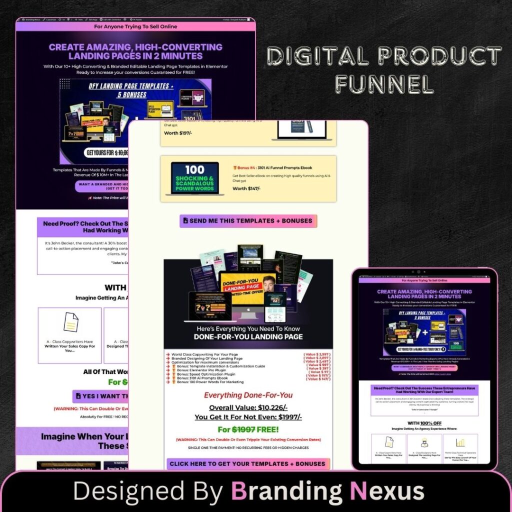 Best Funnel Designing Agency - Branding Nexus